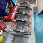 Прожиг охлаждающих отверстий в лопатках газовой турбины