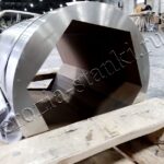 Вырезание шестигранника, диам. 245 х 350 мм, нержавеющая сталь,