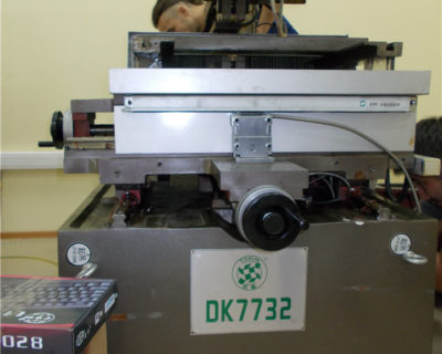 Станок DK 7732 проволочно-вырезной многопроходный. Август 2014